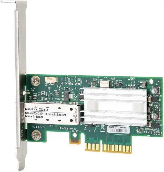 Alt view image 2 of 7 - NIC Card WISDUM Good Performance 10Gb Fiber Lc MCX311A Network Card, Desktop Network Card, for Mellanox CX311A XCAT Servers