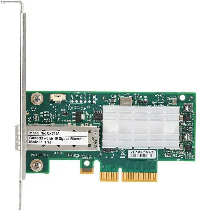 Alt view image 7 of 7 - NIC Card WISDUM Good Performance 10Gb Fiber Lc MCX311A Network Card, Desktop Network Card, for Mellanox CX311A XCAT Servers