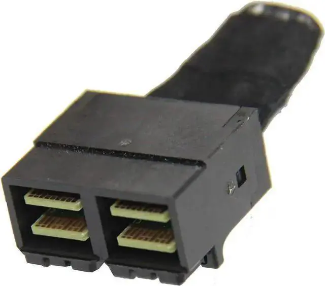 Alt view image 2 of 4 - SATA Cable WISDUM LSI94xx Series Dedicated 2*MiniSAS-HD 8X to 2*U.2 NVMe SSD,SFF-8643 72Pin to 2*SFF-8639 68Pin Cable 75cm( MPN 05-50065-00/05-50064-00)