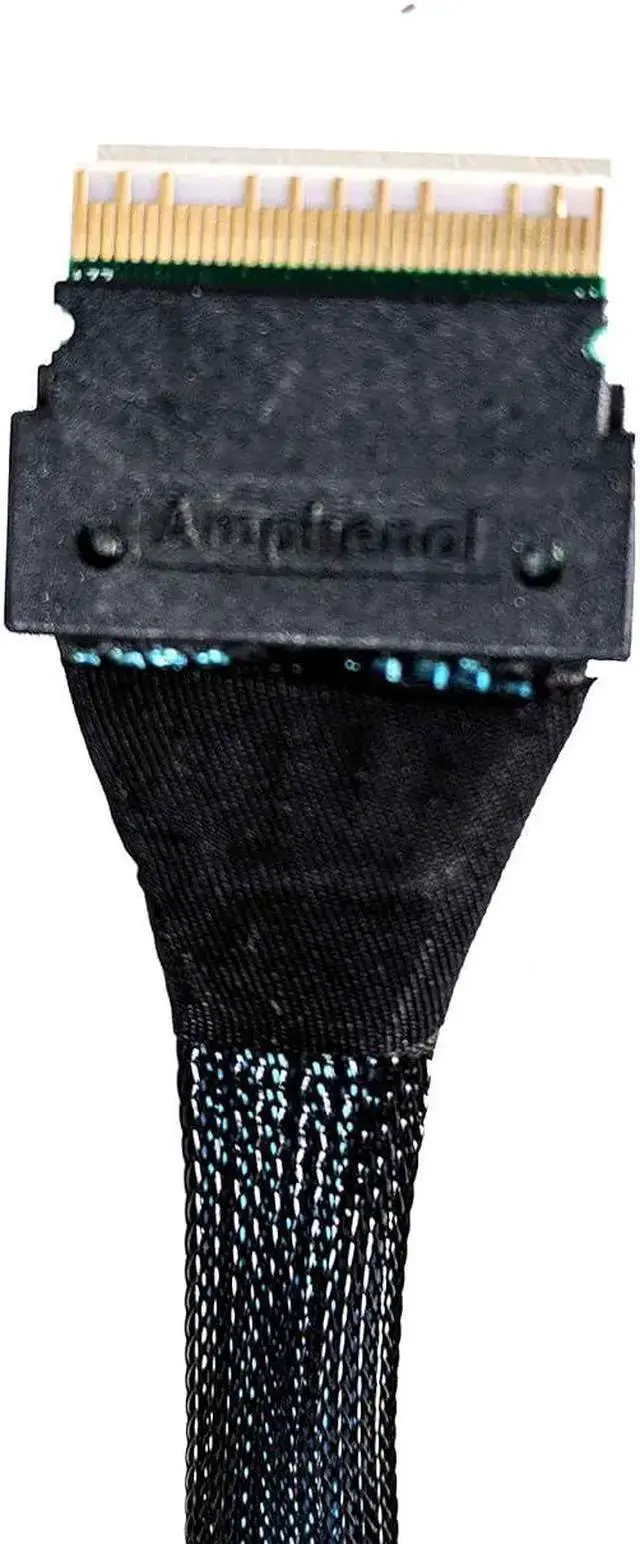 Alt view image 3 of 3 - SATA Cable WISDUM SlimSAS 8X to SlimSAS 8X,SFF-8654 74pin to SFF-8654 74pin Cable 70CM (SAST-1267-85)
