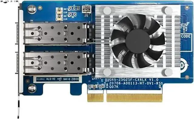 Main image of NIC Card WISDUM QXG-25G2SF-CX6 Two Port 25GbE Network Card with SR-IOV and RoCE for Improved Network and VMware® Virtualization Environments (QXG-25G2SF-CX6)