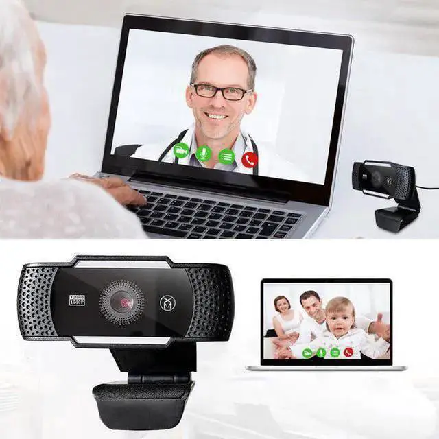 Main image of WISDUM webcam 1080p full hd pc web cam desktop computer USB Auto Focusing 60FPS night vision Camera with Microphone Mic