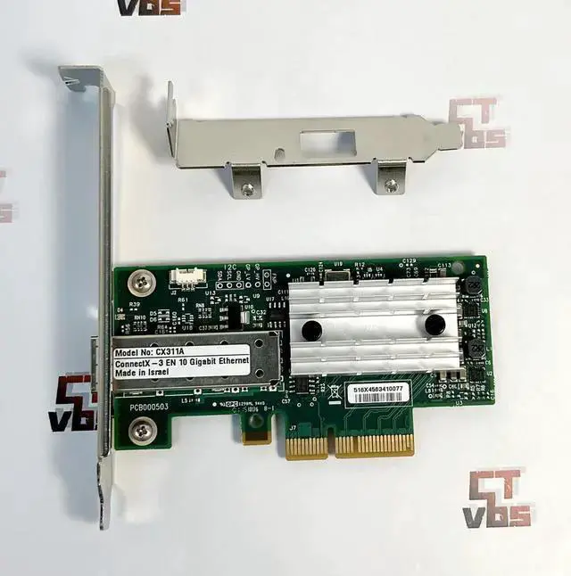 Alt view image 5 of 7 - Gadget WISDUM Mellanox MCX311A-XCAT 10G Ethernet CX311A ConnectX-3 EN 10GbE SFP+ PCIe NIC Server Adapter