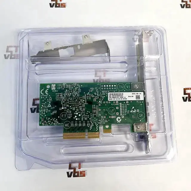 Alt view image 6 of 7 - Gadget WISDUM Mellanox MCX311A-XCAT 10G Ethernet CX311A ConnectX-3 EN 10GbE SFP+ PCIe NIC Server Adapter