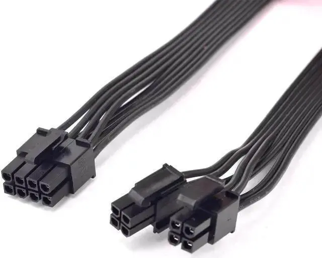 Alt view image 2 of 4 - Gadget WISDUM CPU 8pin to 4+4pin Power supply Cable ATX 12V Durable P4 to P8 for Segotep GP900G 800W Full Modular