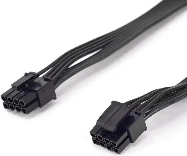 Alt view image 3 of 4 - Gadget WISDUM CPU 8pin to 4+4pin Power supply Cable ATX 12V Durable P4 to P8 for Segotep GP900G 800W Full Modular