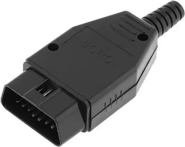 Alt view image 4 of 6 - Gadget WISDUM OBD-II DIY 16Pin Male Extension Opening Cable Car Diagnostic Interface Connector PLug with SR Shell and Screw