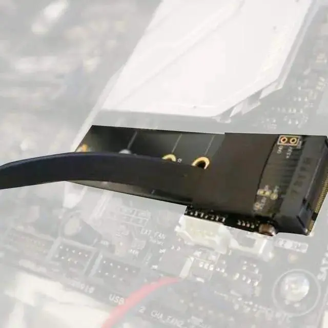 Alt view image 4 of 4 - Gadget WISDUM ADT-LINK M.2 NVMe to PCIe 16x Riser X11050ti 1060ti 1080ti RX580 Graphics Card Extender M2 x16 PCI-e for PC Mining Bitcoin BTC (60CM)