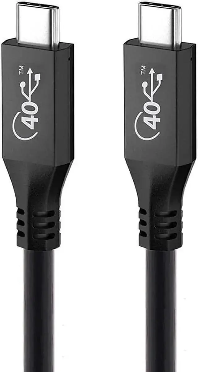 Alt view image 2 of 7 - USB Cable WISDUM USB-IF Certified USB4 USB4.0 USB-C Type-C Male to USB-C Type-C Male USB4 Cable 40Gbps with 100W Charging 1.0M