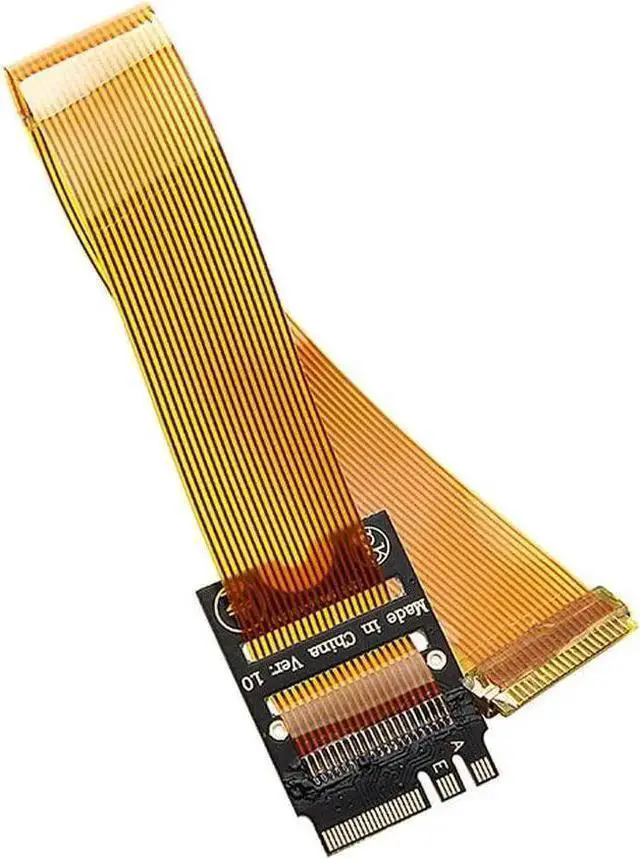 Alt view image 2 of 5 - WISDUM M.2 (NGFF) Key A+E Adapter Cable Free Drive BCM943224PCIEBT2 BCM94331CSAX BCM94360CS2 to A + E Key Extension Adapter Card (10cm)