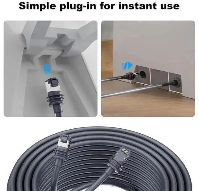 Alt view image 7 of 7 - USB Cable WISDUM Waterproof Starlink Ethernet Cable Replacement Standard V3 Cable Extension for Starlink Gen 3 / Starlink Mini, 5m