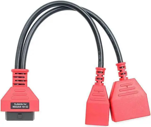 Alt view image 5 of 6 - WISDUM for Nissan Key programmer 32pin 16Pin to 16pin OBD2 Extension Cable Male to Female Car ECU auto Tool OBD 2 Connector