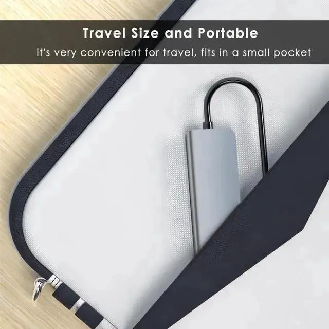 Alt view image 3 of 7 - Gadget WISDUM 6 in 1 USB C to HDMI Adapter 4K@30Hz with 100W PD Charging, USB 3.0, USB 2.0, SD/TF Card Reader Compatible with Mac M1, M2, M3, , 15 Pro/Pro Max, More Type C Devices