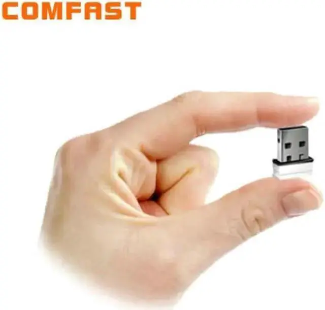 Alt view image 2 of 5 - WISDUM dongle CF-WU810N usb wireless adapter RTL 8188EUS chipset 802.11 n/g/b adaptador usb Mini 150Mbps usb