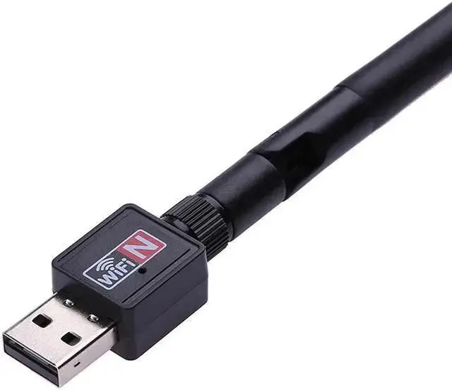 Alt view image 3 of 5 - Wireless Adapter WISDUM 600Mbps USB WiFi Router Adapter PC Network LAN Card Dongle with Antenna wifi Adapter wifi