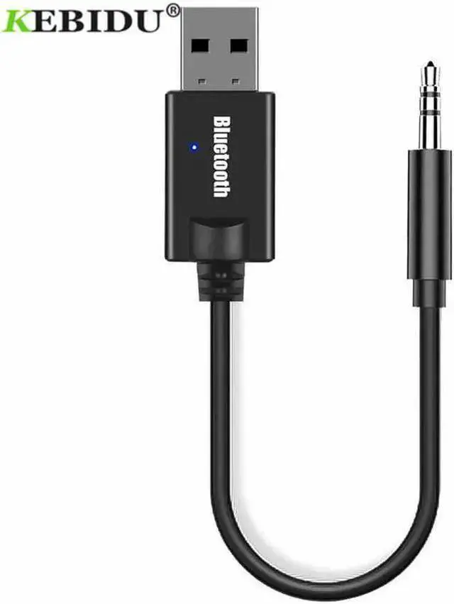 Main image of Wireless Adapter WISDUM Car Bluetooth Adapter Receiver Wireless Stereo Music 3.5mm AUX Jack Audio Receptor Mini USB Bluetooth for Auto Speaker