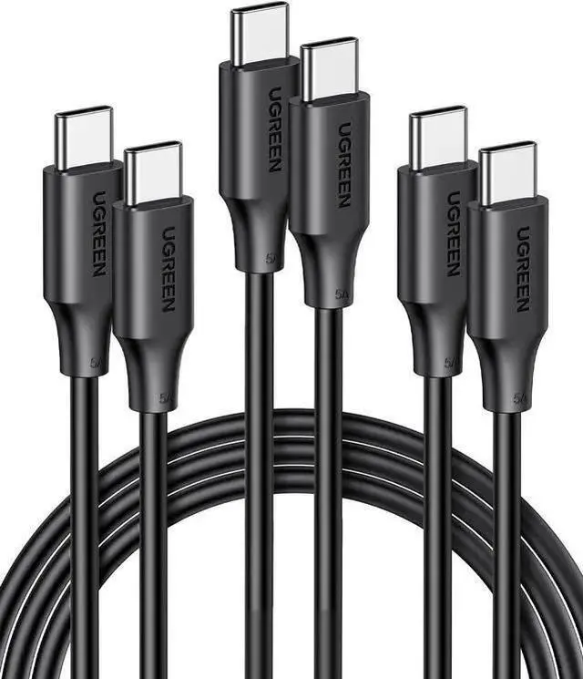 Main image of USB Cable WISDUM USB C to USB C Cable 3-Pack 6.6FT , 100W Fast Charge USB C Cable Compatible with 15/15 Plus/15 Pro/15 Pro Max, Pro 2022, Pro 2022, Galaxy S24/S23 Ultra, Pixel, Switch