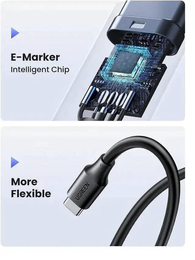 Alt view image 4 of 7 - USB Cable WISDUM USB C to USB C Cable 3-Pack 6.6FT , 100W Fast Charge USB C Cable Compatible with 15/15 Plus/15 Pro/15 Pro Max, Pro 2022, Pro 2022, Galaxy S24/S23 Ultra, Pixel, Switch