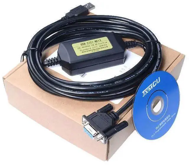 Main image of USB Cable WISDUM USB-2711-NC13 PLC Programming Cable for Allen Bradley A-B PanelView HMI