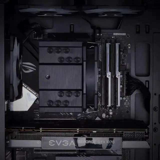 Alt view image 7 of 7 - WISDUM ID-COOLING SE-226-XT Black CPU Cooler LGA1700 CPU Air Cooler 6 Heatpipes All-Black CPU Fan 120mm PWM Fan, Intel/AMD