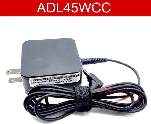 Main image of WISDUM Genuine for Tablet Power Supply Ac Adapter 20 V 2.25A 50/60Hz SA10M42697 01FR128 ADL45WCC 5A10H42923 PA-1450-55LL