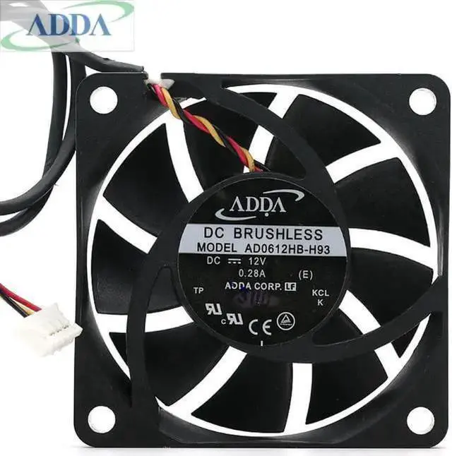 Main image of WISDUM FOR ADDA AD0612HB-H93 6013 60*60*13mm CPU dedicated fan 12V 0.28A axial cooling fan