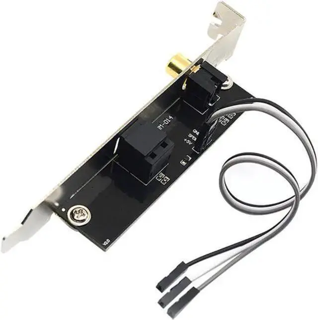 Main image of WISDUM 24BIT192KHz SPDIF Daughter Card Optical Fiber Coaxial Digital Sound Card Baffle DAC DTS Decoder for General Motherboard