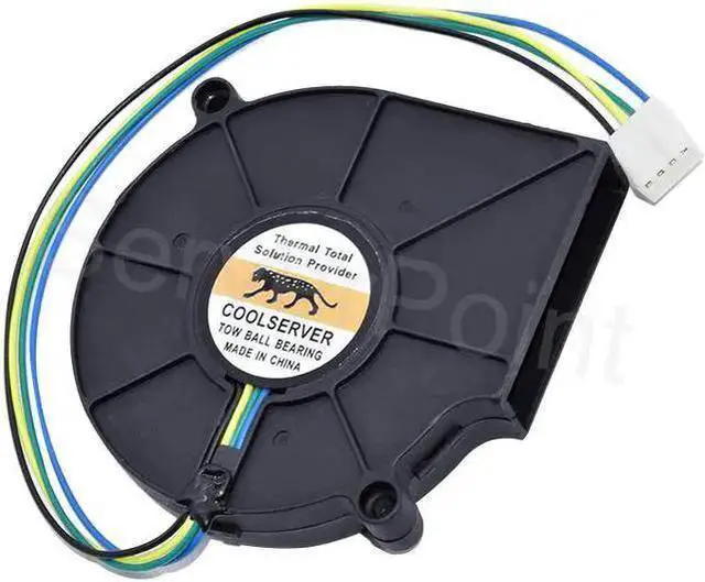 Main image of WISDUM for BB7515BU B127515BU For COOLSERVER DC 12V 0.80A 4-Wire Server Blower Cooling Fan