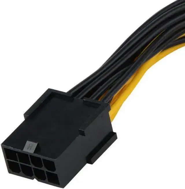 Alt view image 2 of 2 - WISDUM GPU 8 pin to Graphics Video Card Double PCI-E 8Pin(6Pin+2Pin) Power Supply Cable Splitter PCI Express Graphics Card Connector PC