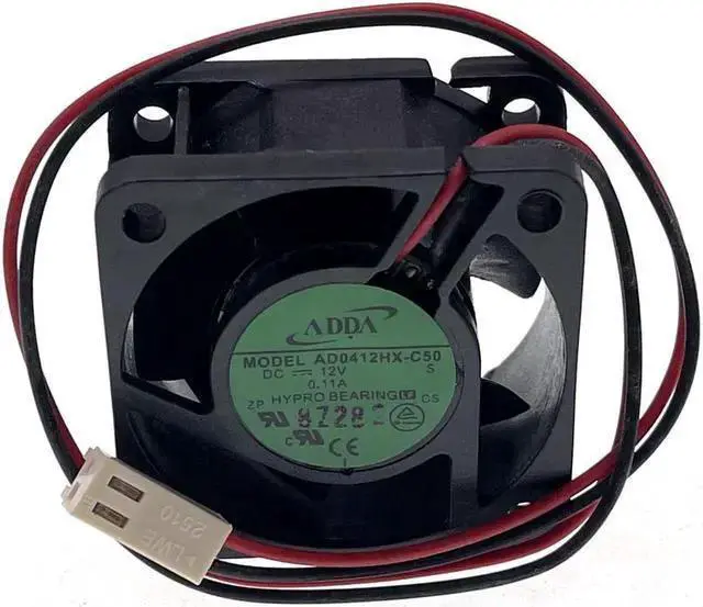 Alt view image 2 of 4 - WISDUM 40mm Fan FOR ADDA AD0412HX-C50 40*40*20mm 4cm 4020 12V 0.11A 7200RPM 1U Server Inverter Cooling Fan