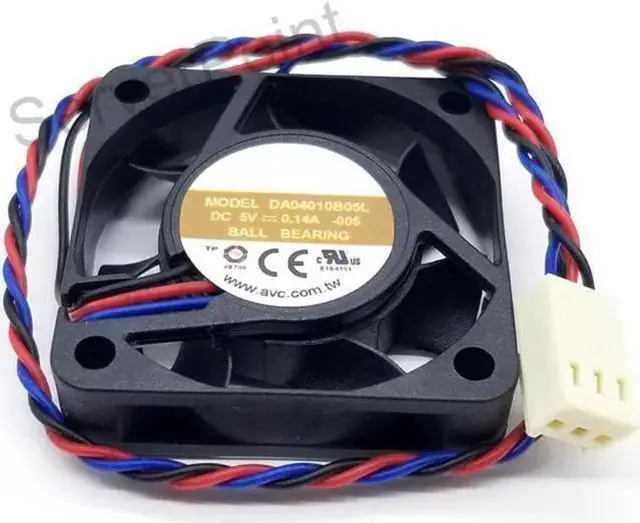 Main image of Gadget WISDUM for AVC DA04010B05L DC 5V 0.14A 3-wires 4CM 40mm 4010 Dual Ball Bearing Cooling fan