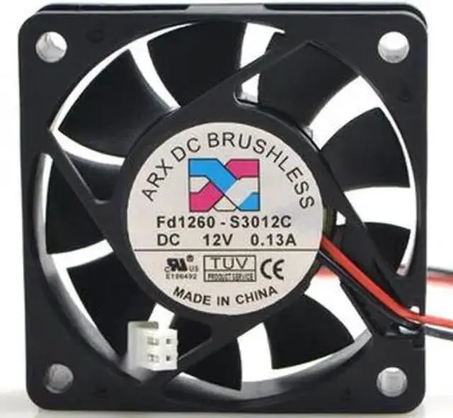 Main image of Gadget WISDUM 60*60*15mm FD1260-S3012C DC12V 0.13A 2 wire silent 6CM cooling fan