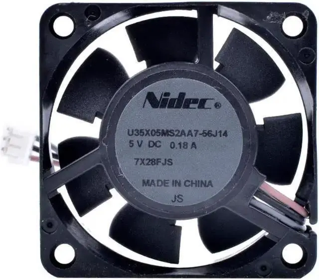Alt view image 3 of 3 - Gadget WISDUM and COOLING REVOLUTION U35X05MS2AA7-56J14 35mm 3510 3.5cm DC 5V 0.18A Small equipment cooling fan
