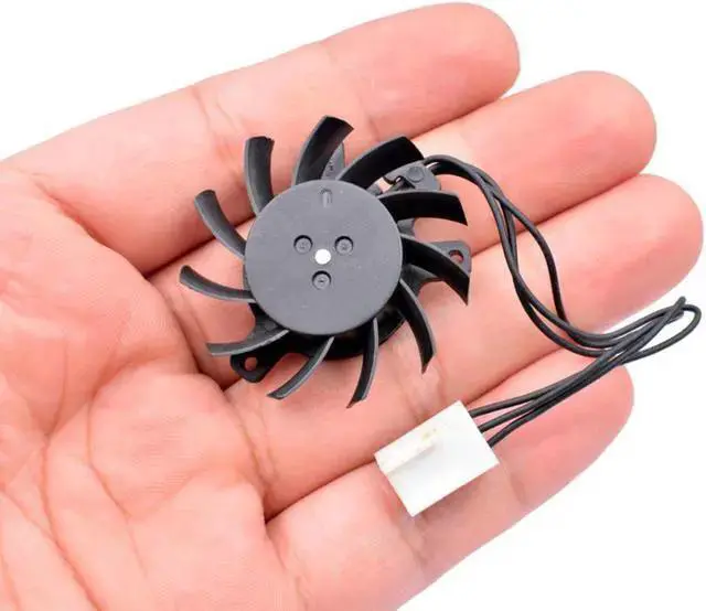 Alt view image 3 of 5 - Gadget WISDUM PVB040C05M-F00 diameter 40mm mounting hole pitch 23x30x30mm 5V 0.20A industrial control router graphics card cooling fan