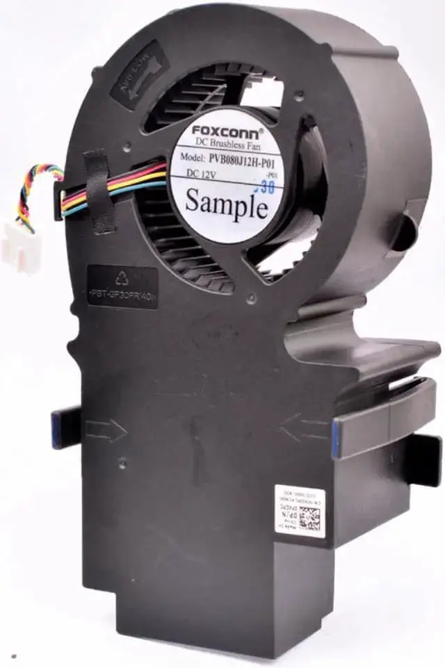 Alt view image 3 of 3 - Gadget WISDUM PVB080J12H-P01 12V All-in-one computer centrifugal turbo blower cooling fan