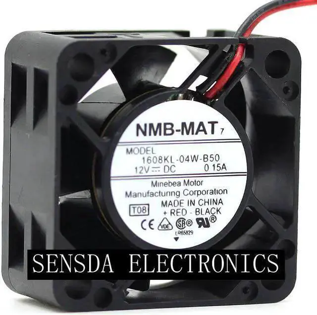 Alt view image 2 of 2 - Gadget WISDUM For NMB 1608KL-04W-B50 4020 40*40*20mm 12V 0.15A double ball bearing axial cooling fan