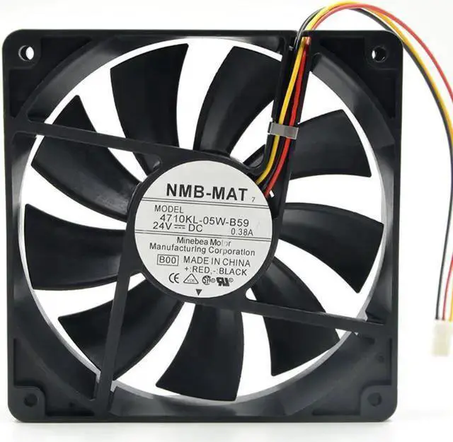 Alt view image 4 of 6 - Gadget WISDUM For NMB 4710KL-05W-B59 12025 12CM 24V 0.38A alarm signal RD inverter cooling fan