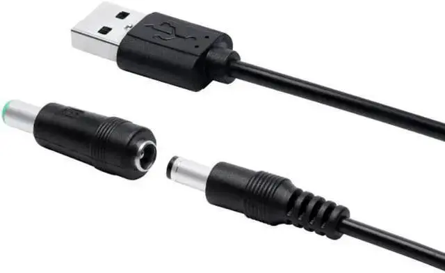 Alt view image 2 of 4 - Gadget WISDUM Universal 5V for Dc Power Cable USB to for Dc 5.5x2.1mm 3.5mm 4.0mm 4.8mm 6.4mm Plug Charging Cord Adapter Fit for Route