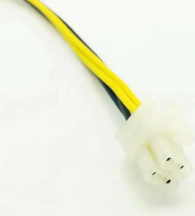 Alt view image 3 of 5 - Gadget WISDUM 5PCS P3 4Pin Power Supply to P4 12V Converter Adapter USB SATA Cable USB Riser Card 4Pin Connector DVI-D VGA Dual PSU Cables