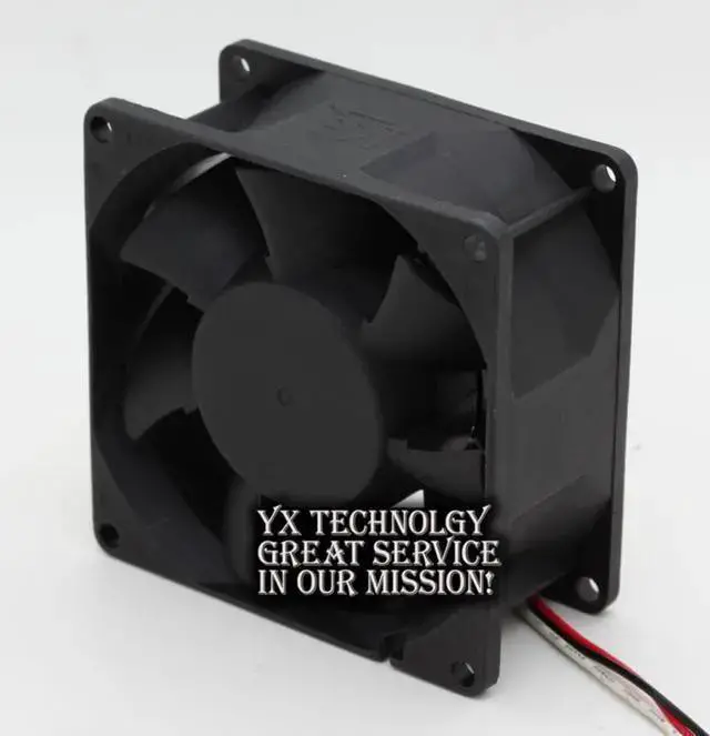 Alt view image 3 of 3 - Gadget WISDUM For SUNON 80*80*38mm 3-wire PMD2408PMB1-A (2).GN 80mm 8038 24V 9.6W cooling fan