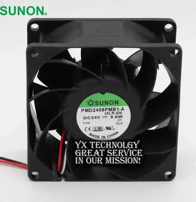 Main image of Gadget WISDUM For SUNON 80*80*38mm 3-wire PMD2408PMB1-A (2).GN 80mm 8038 24V 9.6W cooling fan