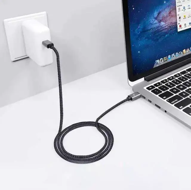 Alt view image 2 of 4 - Gadget WISDUM PD 100W USBC to Type C Cable Quick Charger Magnetic Cable Fast Charging for Mackbook Pro