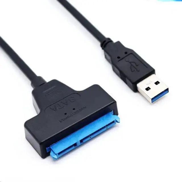 Alt view image 2 of 3 - Gadget WISDUM USB2.0/3.0 To SATA 22pin Cable Adapter Converter Lines HDD SSD Connect Cord Wire for 2.5in Hard Disk Drives for Solid Disk Drive