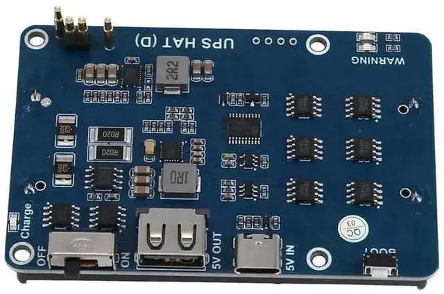 Main image of Gadget WISDUM Power UPS Module Power Supply Module For Raspberry Pi Uninterruptible Capacity Thimble Charge Discharge 5V Output Power Module