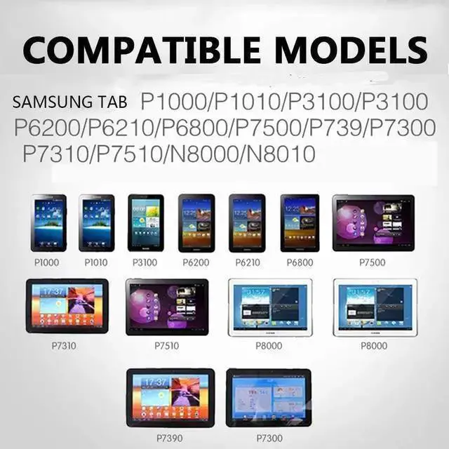 Alt view image 3 of 3 - Gadget WISDUM 6.6ft 30 Pin Charging Power Supply Galaxy Tablet USB Charge Cable Cord - for Galaxy-Tab-2 10.1 8.9 7.7 7.0 Plus Note-Tab