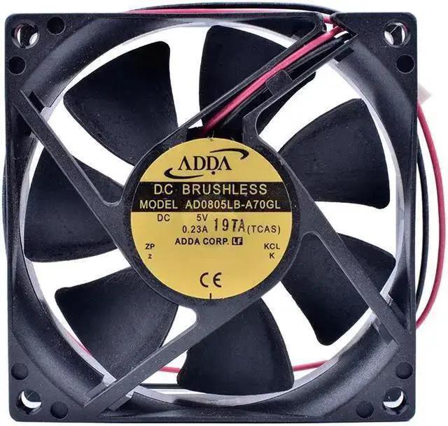 Alt view image 3 of 4 - Gadget WISDUM COOLING REVOLUTION AD0805LB-A70GL 8CM 8025 5V 0.23A Ball Bearing USB Device Cooling Fan Video Recorder Fan