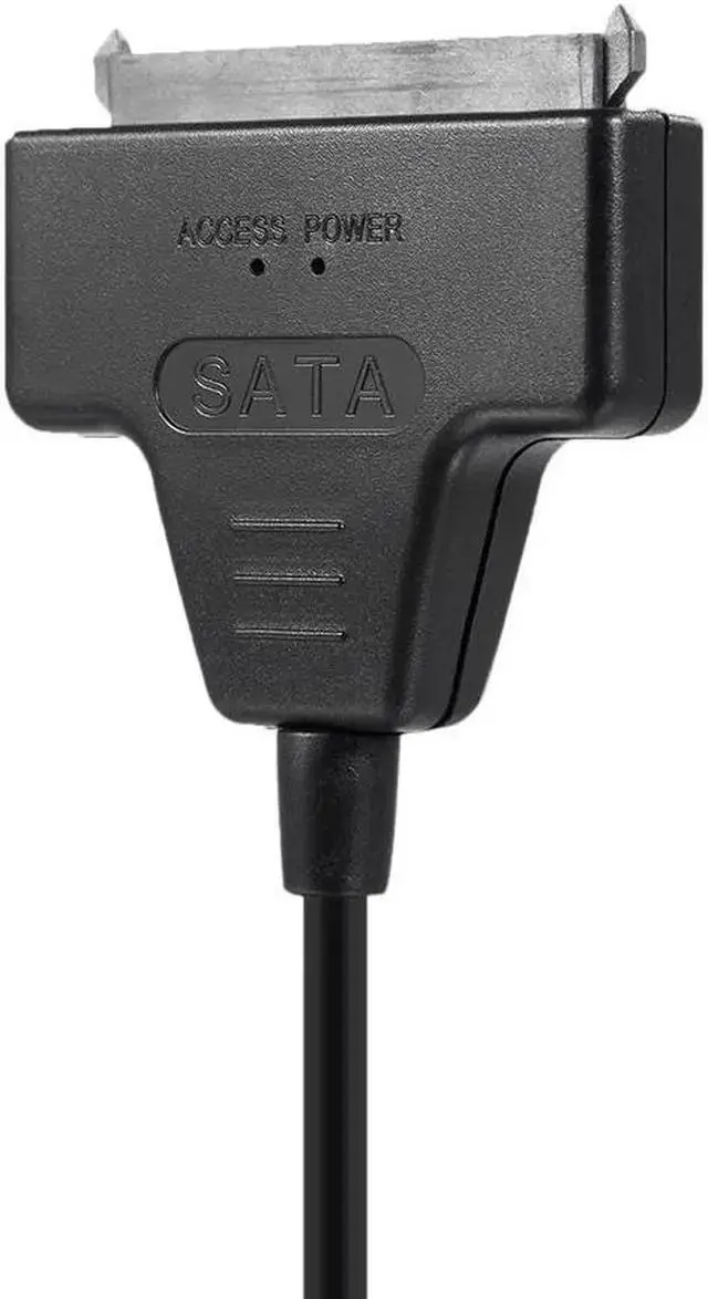 Alt view image 2 of 3 - Gadget WISDUM USB2.0 to SATA 22Pin Cable Adapter for 2.5" SATA HDD Hard Disk Drive Solid State Drive