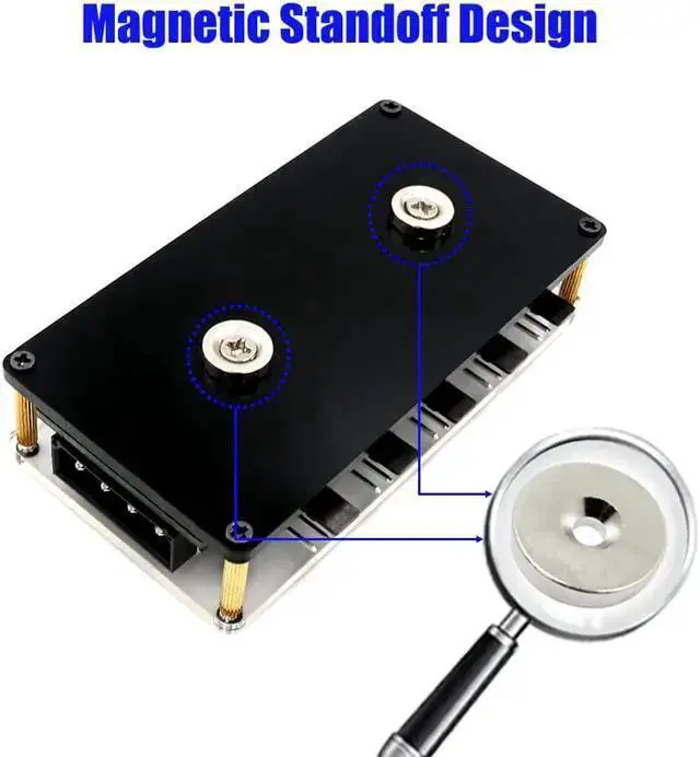 Alt view image 3 of 5 - Gadget WISDUM Fan HUB Adapter 4Pin Molex or SATA 15Pin Power Connector CPU Cooler PC Chassis Case Cooling Fan Splitter 3 pin 4 pin Fan Adapter