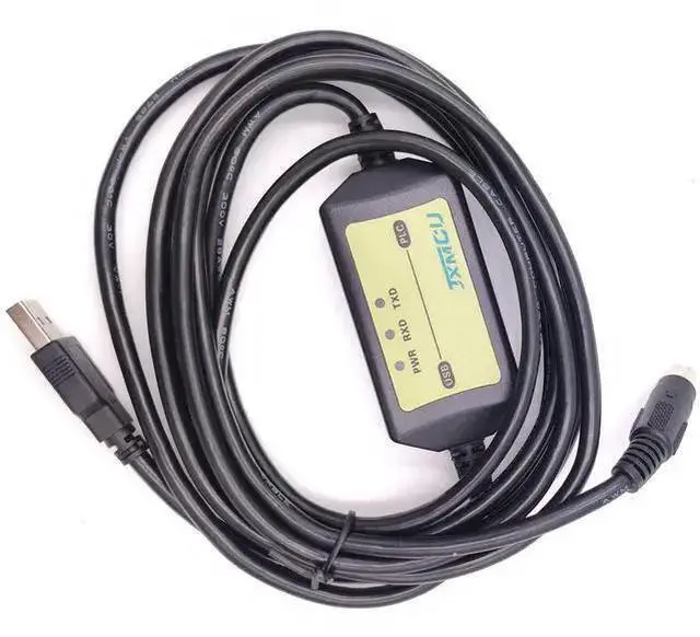 Alt view image 2 of 6 - Gadget WISDUM USB-1761-CBL-PM02 USB Programming Cable for AB Micrologix 1000 1100 1200 1400 1500 Series