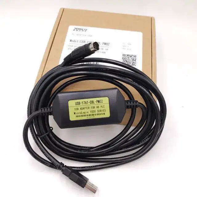 Alt view image 3 of 6 - Gadget WISDUM USB-1761-CBL-PM02 USB Programming Cable for AB Micrologix 1000 1100 1200 1400 1500 Series
